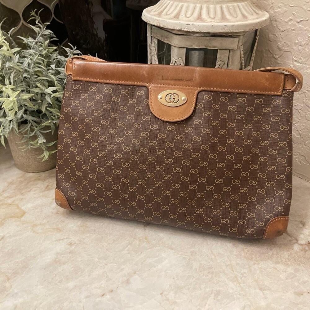Gucci Ophidia Leather Vintage shoulder bag Authentic